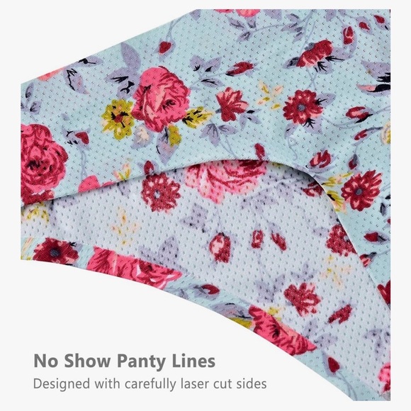 Floral Print Panties 5 pack set size L - Picture 3 of 4
